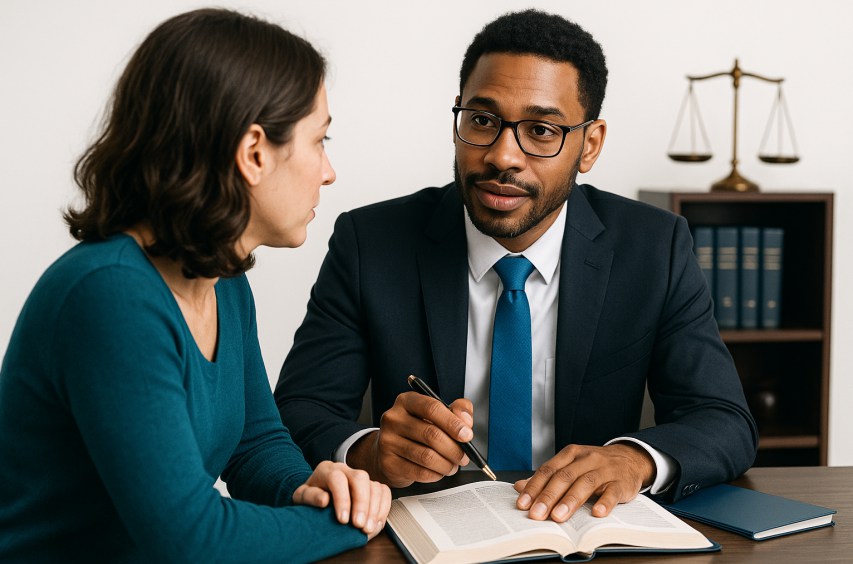 Orange County DUI lawyer consultation office