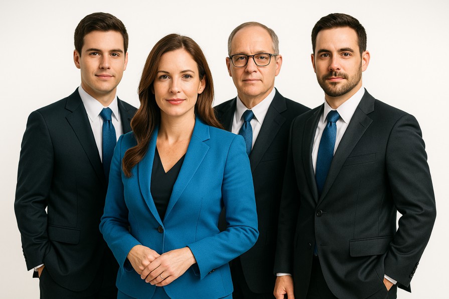 Orange County legal team group portrait